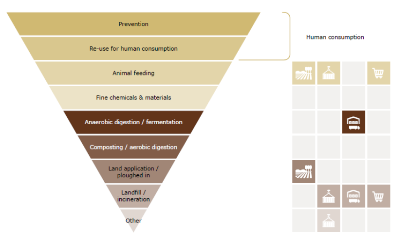 Figure 2: Destinations of discarded bananas